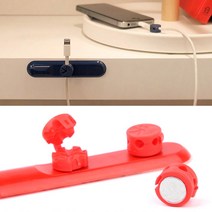 자석 마그네틱 케이블 충전선 usb 정리 클립 자동차 차량 컴퓨터 책상 사무실 매장, 기본