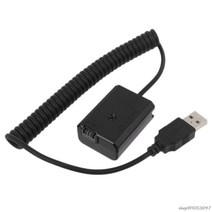 USB NPFW50 더미 배터리 제거기 전원 스프링 케이블 소니 A7A7RII A6500 A6400 A6300 A6100 A6000 카메라 Dropship