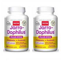 자로우 포뮬러스 도피러스 플러스 Fos 34억 Jarrow Formulas Jarro Dophilus 100정 2개