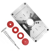 명품목공기계알루미늄 라우터 테이블 삽입 플레이트 Makita RT0700C 트리머 목공 벤치, 한개옵션0