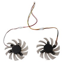 GTX 460 465 560 TI 580 650 750TI GT440 GT610에 대한 75mm 쿨러 팬 교체