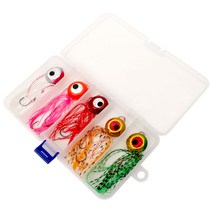 싸파 유동식 타이라바 5p + 태클박스, 랜덤발송, 90g