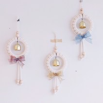 [DIY 키트]마크라메 쁘띠 도어벨 현관문종 만들기 취미 KIT 단체주문 공예재료 패키지, 바이올렛