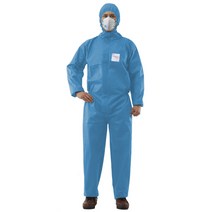 특대형 XL 일회용 작업복 원피스 투피스, 블루, 1개