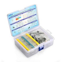 OSOYOO Electronic Component Kit (Total 1390 PCS) - LED Diodes 30 Values Resistors Electrolytic Capa, 1, Common Transistor, Common Dio