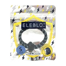 [그린에버메디신] 일본 ELEBLO 정전기 방지 손목밴드 S 블랙옐로우 EB-16-1