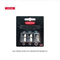 BK더웬트 2홀 전동연필깎이 리필칼날, 본상품