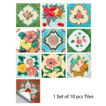 벽 바닥타일 10 개/대 만다라 Style 크리스탈 Hard 타일 세라믹 스티커 주방 옷장 홈 Decor Art 껍질 & 스틱 데칼보다 reballing bga, 30.MZ-2-108 - 30cmX30cmX10pcs