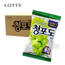 (박스)롯데 청포도153g 20입 대용량 행사 소풍 간식, 단품, 단품