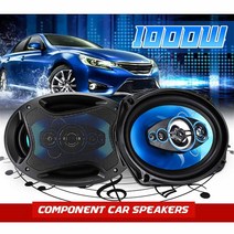 바닥우퍼 서브우퍼 자동차우퍼 2 pcs 1000w 12v 6.9 인치 자동차 스피커 2 웨이 하이파이 오디오 자동차 음악 스테레오 동축 트위터 스테레오 서라운드 오디오 스피커, 협력사