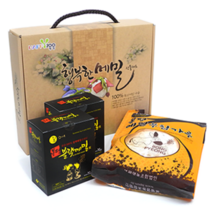 행복한메밀 블랙메밀차 메밀부침가루 선물세트 1-2호