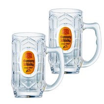 산토리 가쿠하이 위스키잔 하이볼잔 375ml x2잔 세트