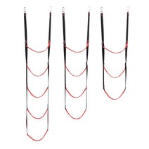 카약용품 카누용품 낚시배로프 사다리 웨이크보드 카누 요트용 공기주입식 보트 리브 탑승, 03 3 layer