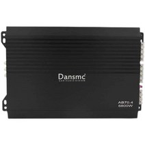 4채널 카오디오 앰프 증폭기 자동차 오디오 고출력 6800W 스테레오 스피커 우퍼, 프리