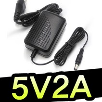 명호전자 5V 아답터 1A 2A 3A 4A 5A 6A 직류전원장치 DC 5V어댑터, MH03_5V 2A 전원선 일체형