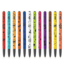 모나미 153 카툰 0.5mm 12개입 만화패턴 다양한컬러, 머스타드옐로우(12입)