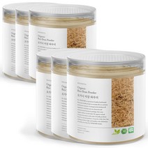 신서리티 유기농 쌀겨가루 100g x 6개