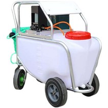 밀차형 농약분무기 농업용 과수원 농약대 살포기 60L, 펌프 1개 12V60L 수동 더블 스프레이