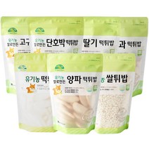 오가닉스토리 유기농 쌀로만든 떡튀밥 2P 아기 과자 간식 떡뻥 쿠키, 30g, 2개