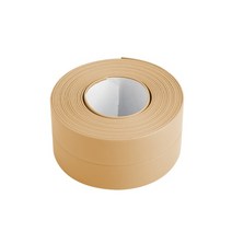 다용도 다목적 욕실 방수 테이프 pvc 소재 싱크 균열 스트립 주방 욕조 코너 씰링 및, 2.2cm, 베이지, 1M