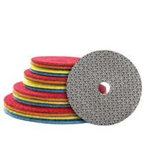 콘크리트폴리싱 3"/4"/5 전기 도금 다이아몬드 샌딩 패드 그라인딩 디스크 유리 화강암 대리석, [04] 400, [03] 5 인치, [01] 1 개, 04 400_03 5 인치_01 1 개