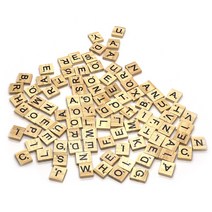 알파벳나무타일 / 보드게임부품 학교 제비뽑기 대기표 영어타일