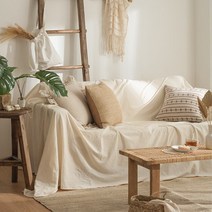 내츄럴 광목 워싱 쇼파커버