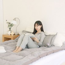 [N2Y] 두꺼운 마약웜매트 매트리스 자가발열토퍼 토퍼 양면 #9999EA, 쿠팡 본상품선택