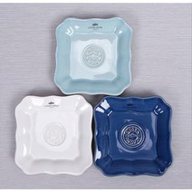 코스타노바 사각접시 수입 명품 그릇, 아쿠아