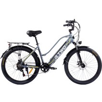 여성 통근 내장형 전기자전거 7단 20 24 26 27.5 인치, 상세이페이지 참고, 20인치JEEP-노랑블랙-250W-36V8Ah