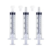 10mL Syringe for Liquid Food Oral Scientific Labs Measurement Dispensing PressIn Adapter Craft Big T