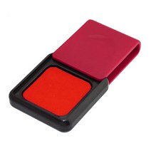 [그린에버메디신] 일본 원터치 휴대용 인주 40mm 스탬프 로즈레드 SG-BK02