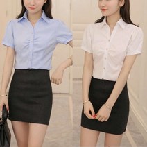 베베디 여성용 러브스 반팔남방 셔츠 2P