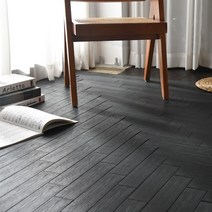 데코타일 헤링본 조립식 데크 바닥재 바닥셀프시공 간편한 설치, 루쓰 데코타일(블랙18p)