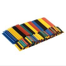 폴리올레핀 수축 모듬 열 튜브 와이어 케이블 절연 슬리브 세트 164 개/세트, 한개옵션0