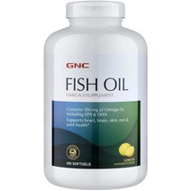 먹기편한 오메가3 GNC피쉬오일 오메가3 보충제 360소프트겔, 360 소프트젤(1팩)