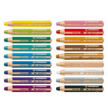 스타빌로 우디 3in1 색연필, 옐로우