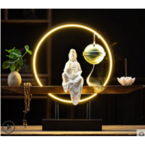 공간누리 관세음보살 LED 불상 아미타불 석가모니 부처상, 관세음(백자)
