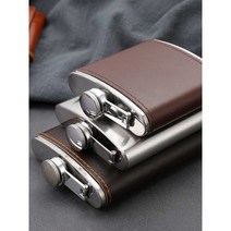 힙플라스크 물통 물병 파우치 등산 용량 캠핑 스텐, O