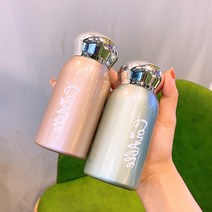 초 미니 스텐 냉온 텀블러 콜드컵 쉐이크 보틀 워터 휴대용 뚜껑 차량용 등산용 캠핑 스텐리 보온 보냉 컵, 색상, 그린