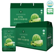 몸애쏙쏙 유기농 양배추브로콜리즙 NFC착즙 100%, 30포 x 2박스