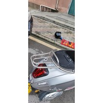 야르스125 럭셔리 캐리어 탑박스 브라켓 리어캐리어 오토바이 짐대 브라켓, A 후방심압대
