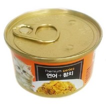 [엔터펫]프리미엄 런치캔(연어+참치)80g, 단품