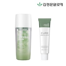 ㈜김정문알로에 [김정문알로에] 큐어 젤리세럼+에센셜 크림, 단일옵션