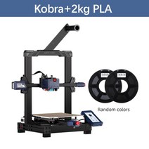 3D스캐너 3차원스캐너 Anycubic kobra 3d 프린터 fdm 3d 프린터 25 포인트 자동 레벨링 대형 빌드 크기 220220250mm 직접 압출기 3d 인쇄, 2kg 추가