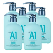등드름 바디워시 500ml 6개 풀잎향 여드름 보습 약산성 저자극 바프 수앤 클렌저, 바프클렌저500ml 풀잎향6개