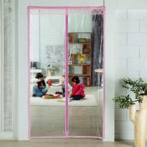 고무자석식 방풍비닐 핑크(90x210), 단품