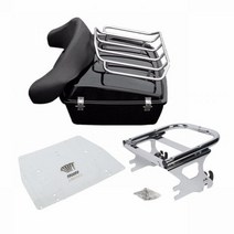 알루미늄탑박스 할리 투어팩 오토바이 트렁크 러기지 랙 로드 킹 일렉트라 스트리트 글라이드 FLHT FL 9708 용