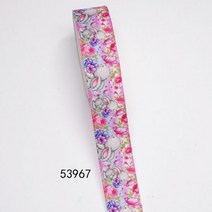 DIY 만화 동물 인쇄 그로그랭 리본 공예 용품 바느질 액세서리 5 야드. 53967, CHINA, 53967_75 mm grosgrain