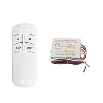 1/2 채널 무선 조명 스위치 433MHz 220V 원격 제어 램프 스마트 홈 오토메이션 천장 팬 온수기에 대 한 LED ON/OFF, [02] MLS2